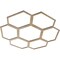 Ekena Millwork Florin Wood Fretwork Pierced Ceiling Medallion, Hickory, 30"OD x 10 1/2"ID x 3/8"T CMWP30X30X0375FOHI - alternate 3